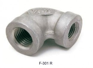 Kolena inox reducirno notranji navoj 90° F-301R